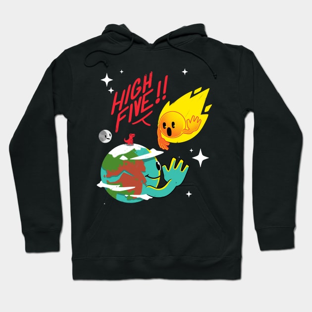 High Five! Hoodie by TheTeenosaur